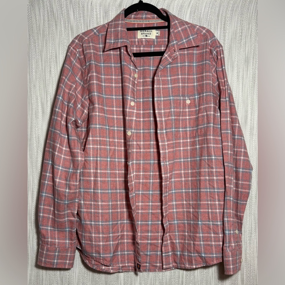 The Normal Brand Red Plaid Men's Shirt